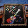 Colorful Melody Guitar Quilt Blanket Ylh5  Quilt